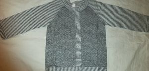 Hanna Andersson Kids Gray Striped Sweater